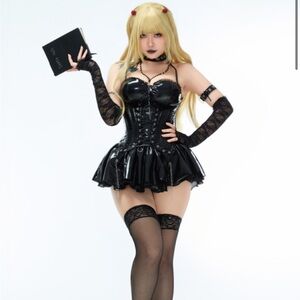 Micocostume pleather two piece cosplay